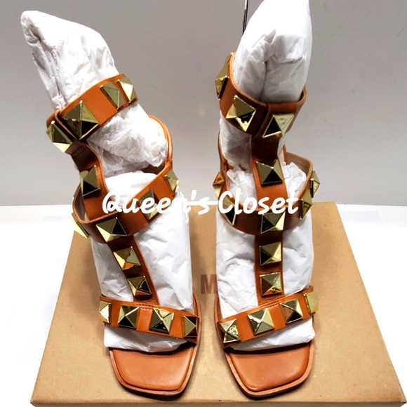 Steve Madden | Idelle Studded Leather Heeled Sandal- 💥BRAND NEW - Picture 1 of 7